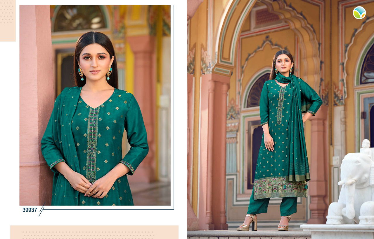 Vinay Tumbaa Noor New Exclusive Wear Viscose Designer Ready Made Salwar Suit Collection